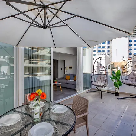 公寓式酒店 5 Star - Stylish Modern In St Julians Saint Julian's